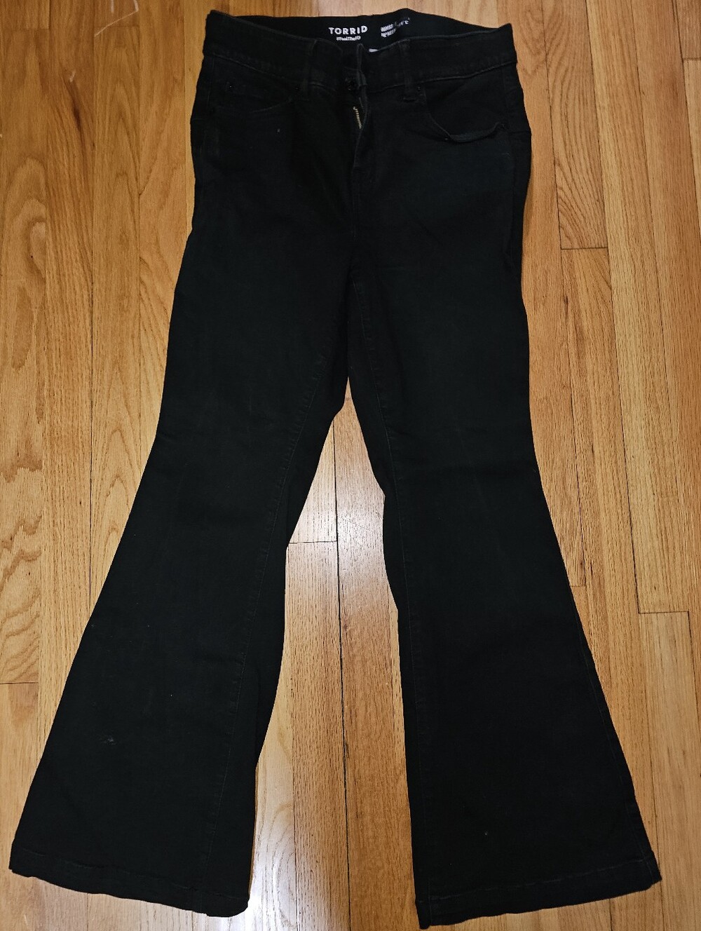 Torrid Black Flare Jeans 12R